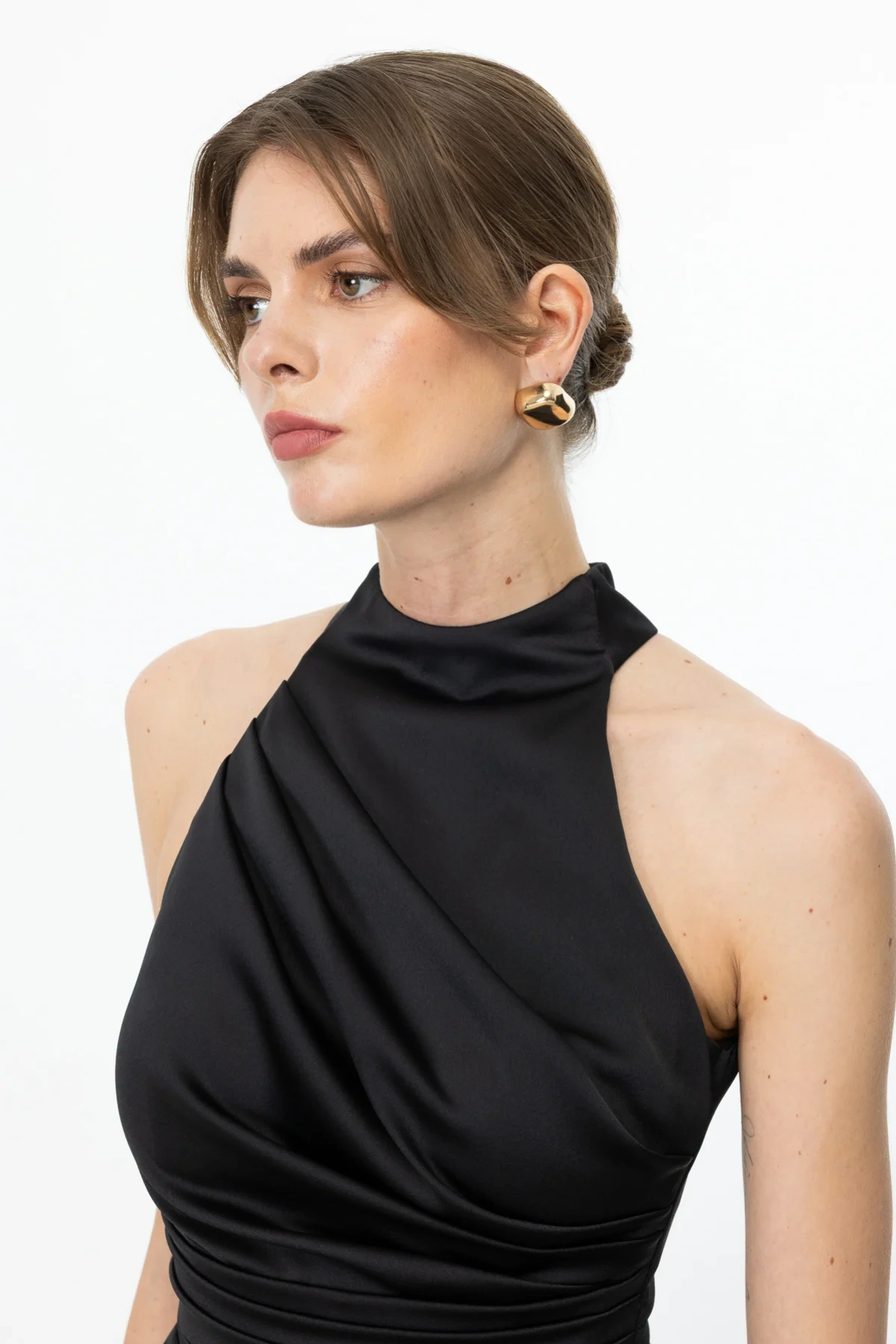 Ekol Halter Yaka Bluz 03334