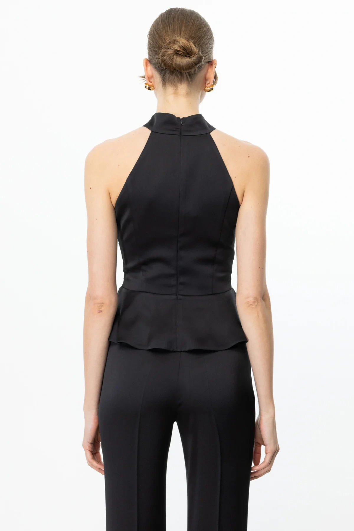 Ekol Halter Yaka Bluz 03334