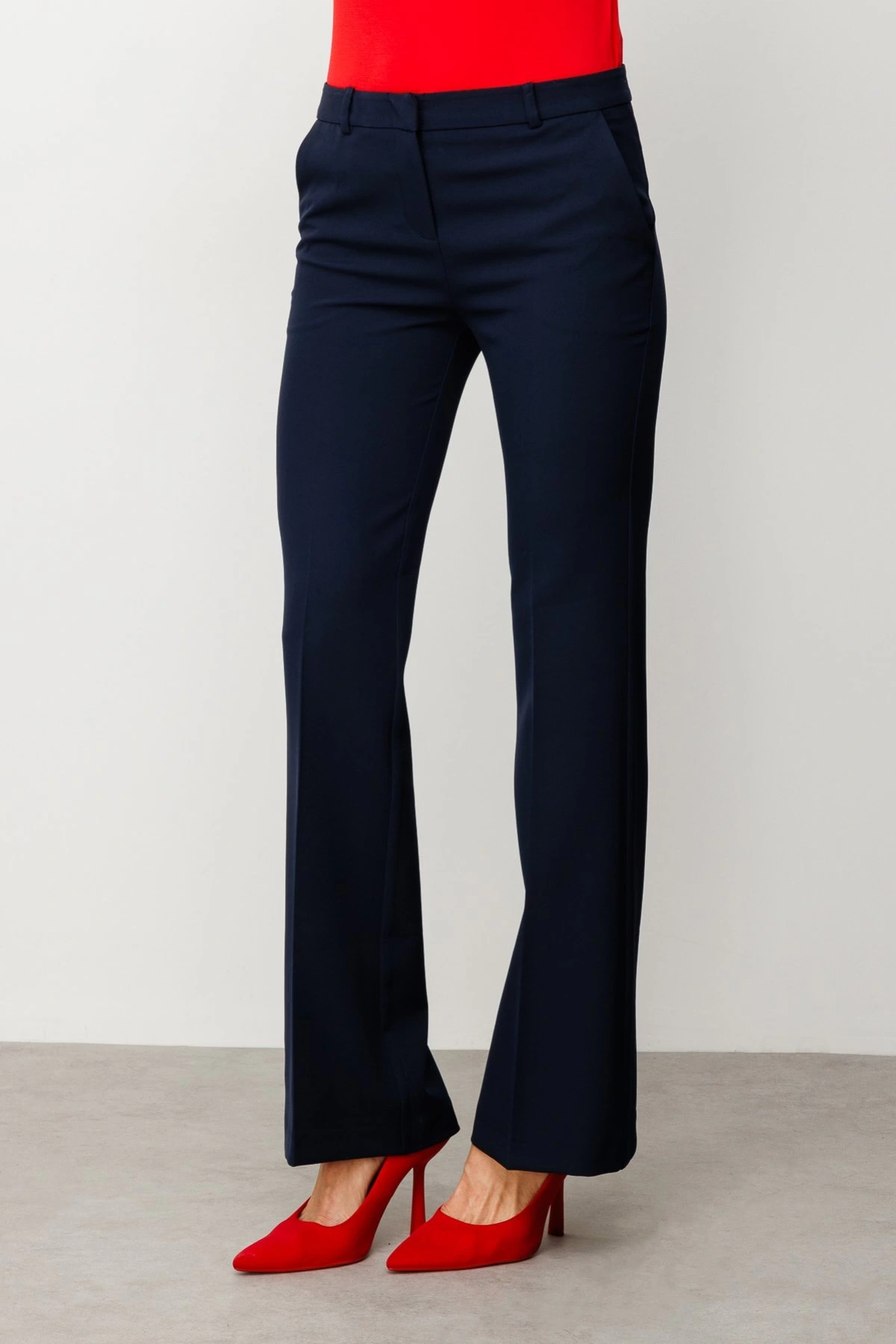 Ekol İspanyol Paça Kumaş Pantolon 02008