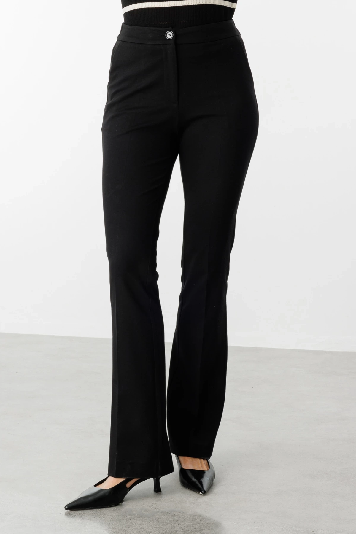 Ekol İspanyol Paça Kumaş Pantolon 02074