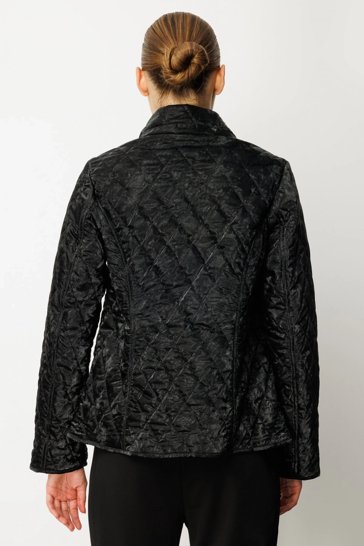 Ekol Siyah İçi Polarlı Kadın Kapitone Mont 06603