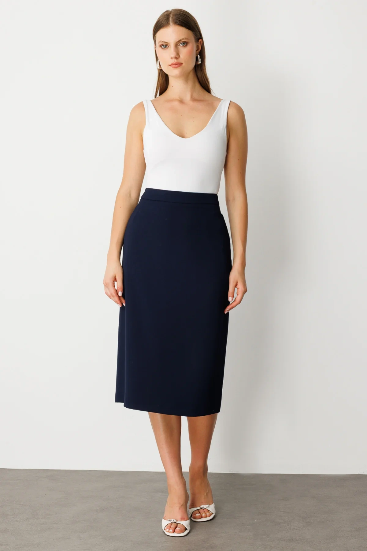 Ekol Kumaş Etek 01008