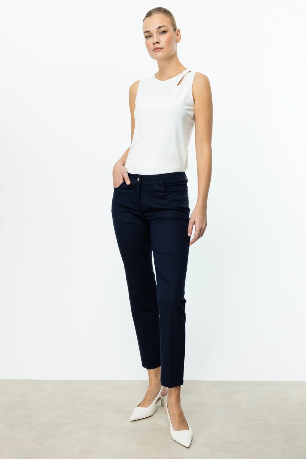 Ekol Kumaş Kalem Pantolon 02022