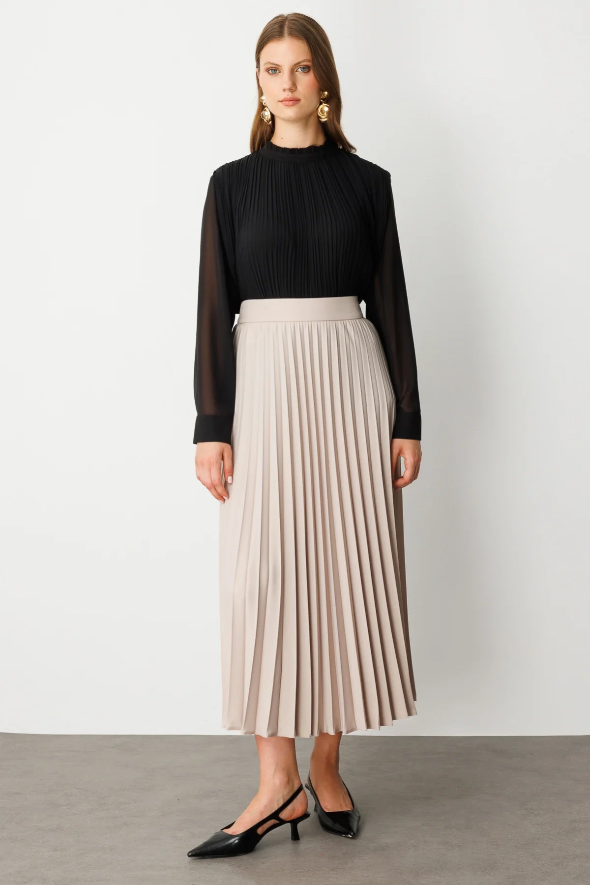 Ekol Pileli Tam Boy Etek 01070