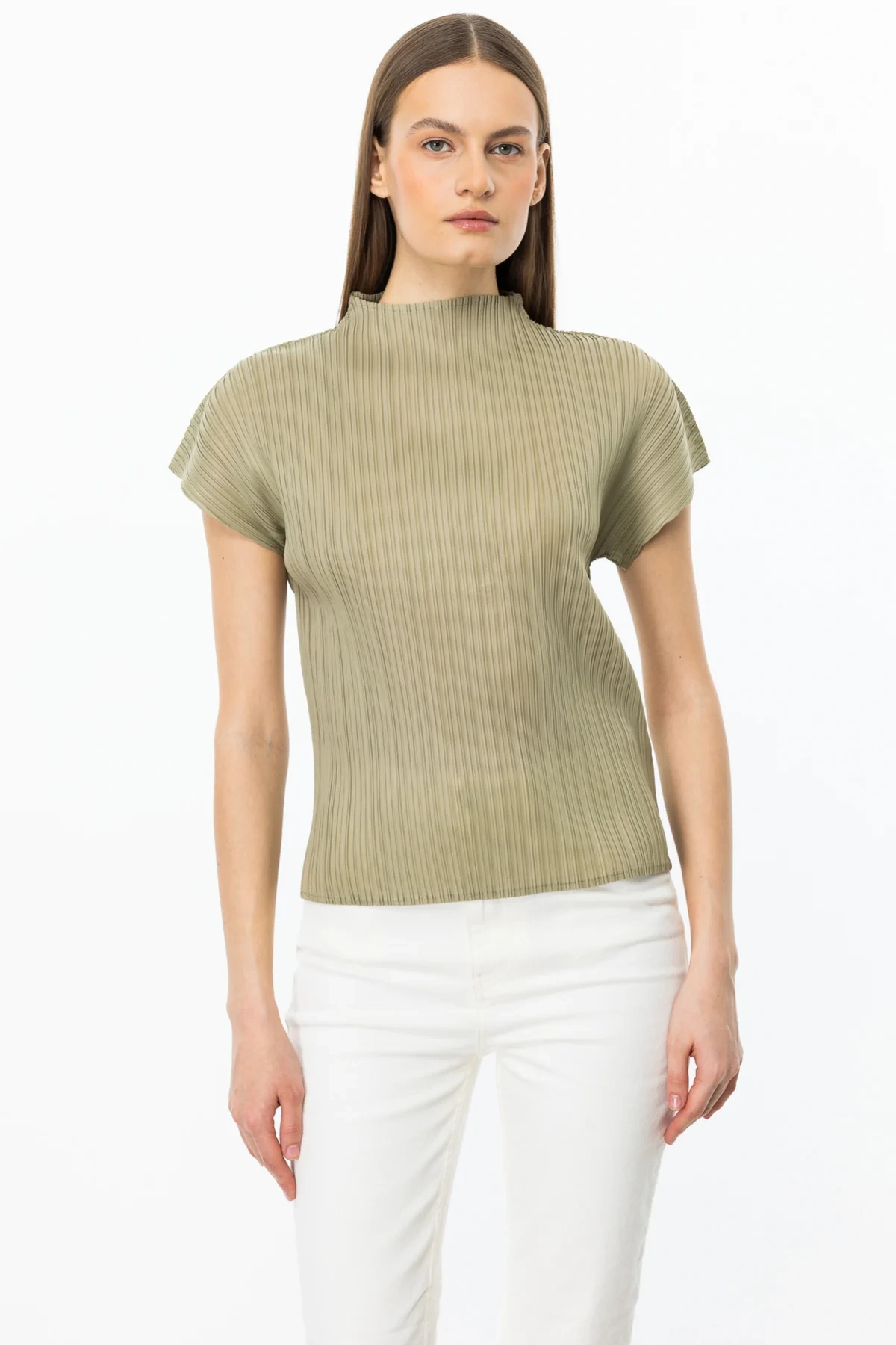 Ekol Pliseli Bluz 03908