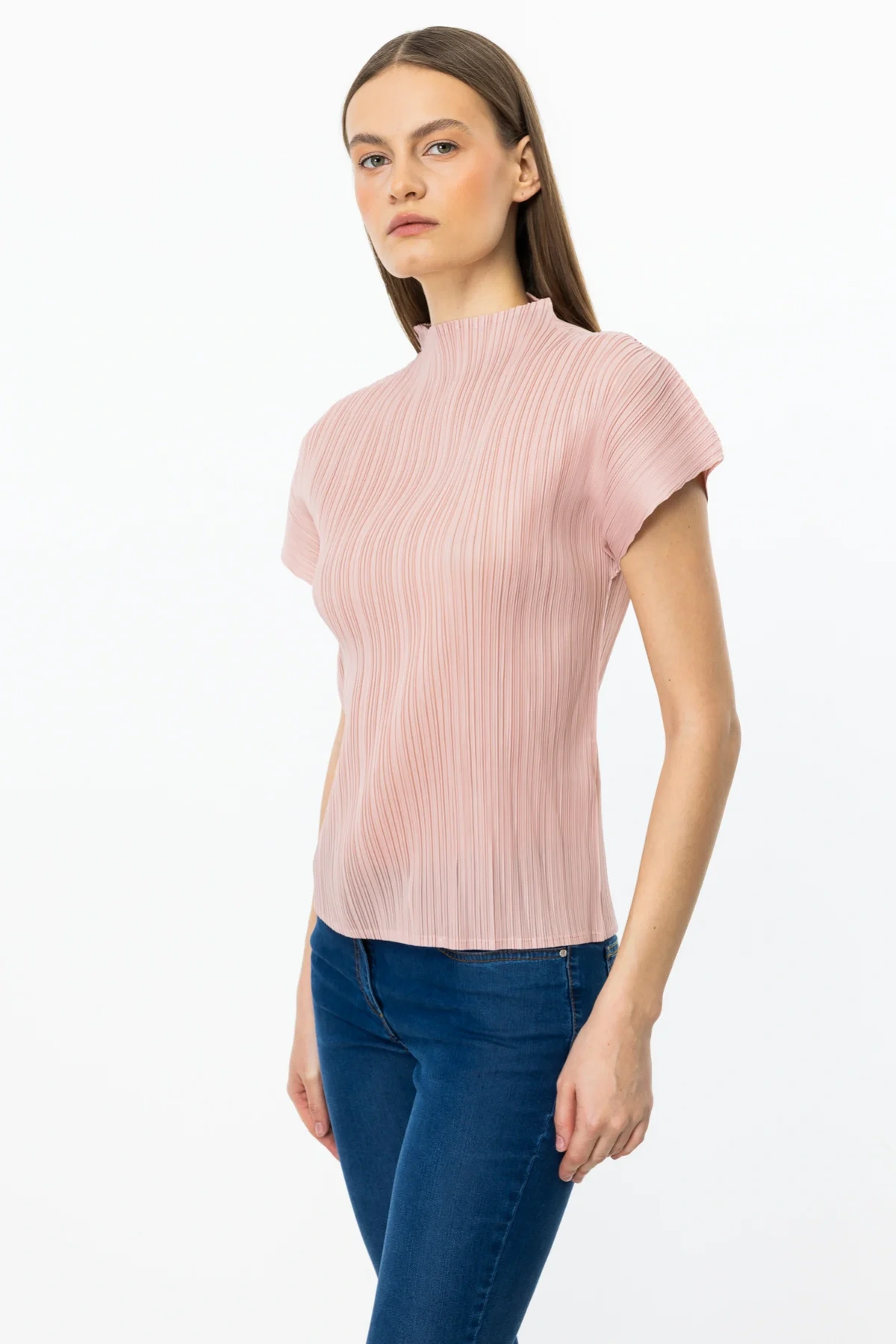 Ekol Pliseli Bluz 03908