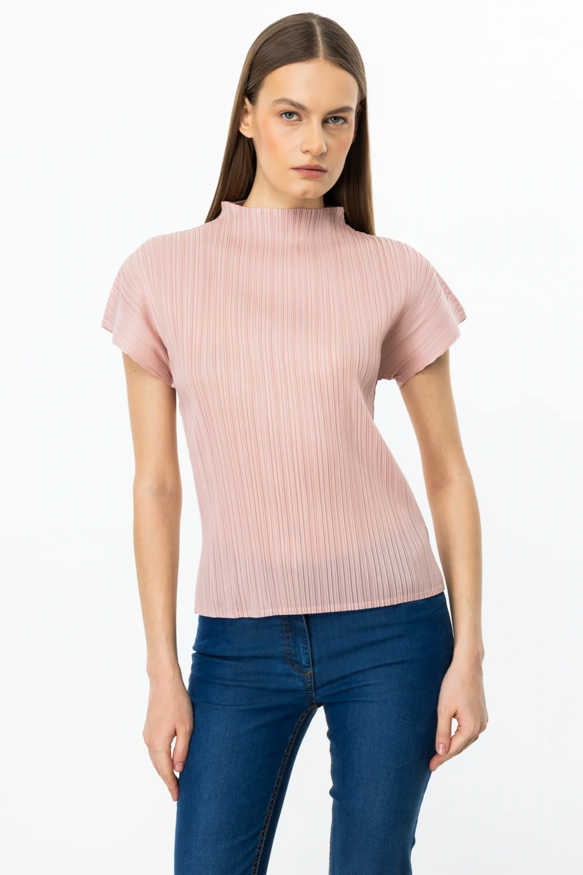 Ekol Pliseli Bluz 03908