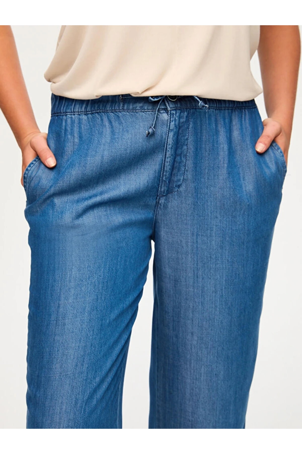 Faik Sönmez Wide Leg Fit Liyoselli Jean Pantolon US26JPN009