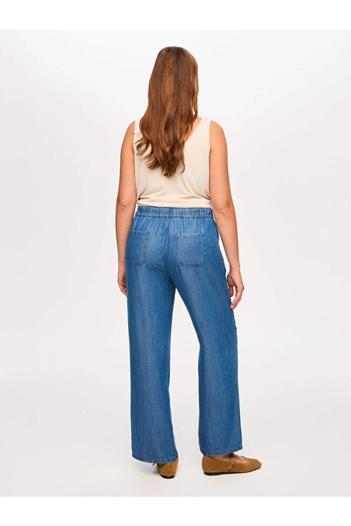 Faik Sönmez Wide Leg Fit Liyoselli Jean Pantolon US26JPN009