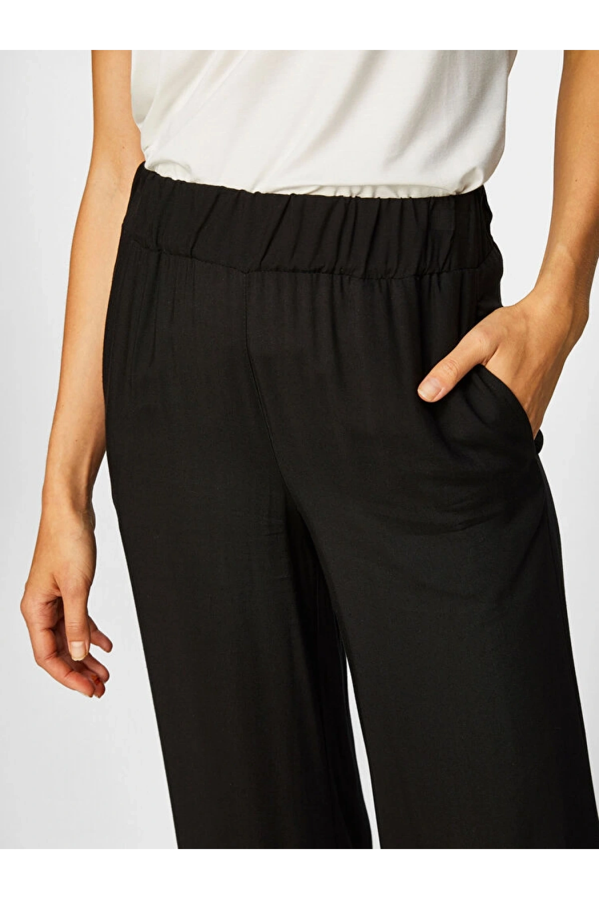 Faik Sönmez Wide Leg Viskon Pantolon B00067