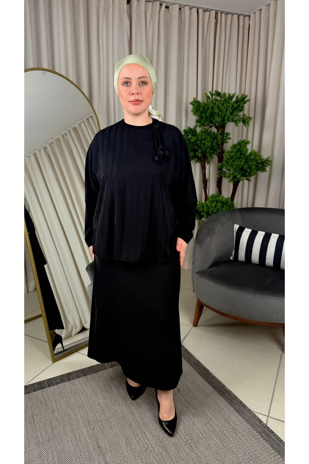 Fuat Gürşen Şık Bluz Takım 4309