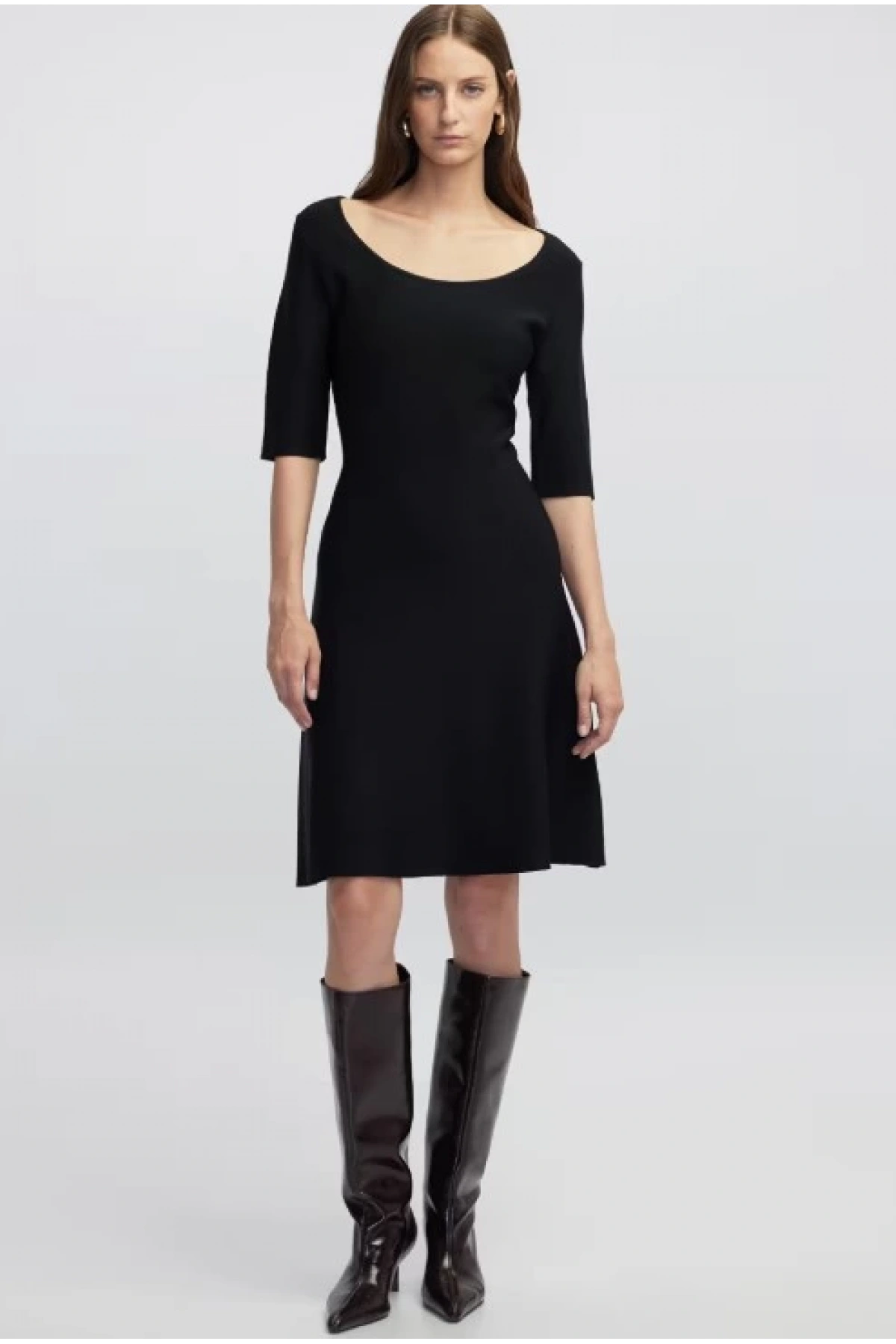 İpekyol A Kesim Triko Elbise IW6250002093