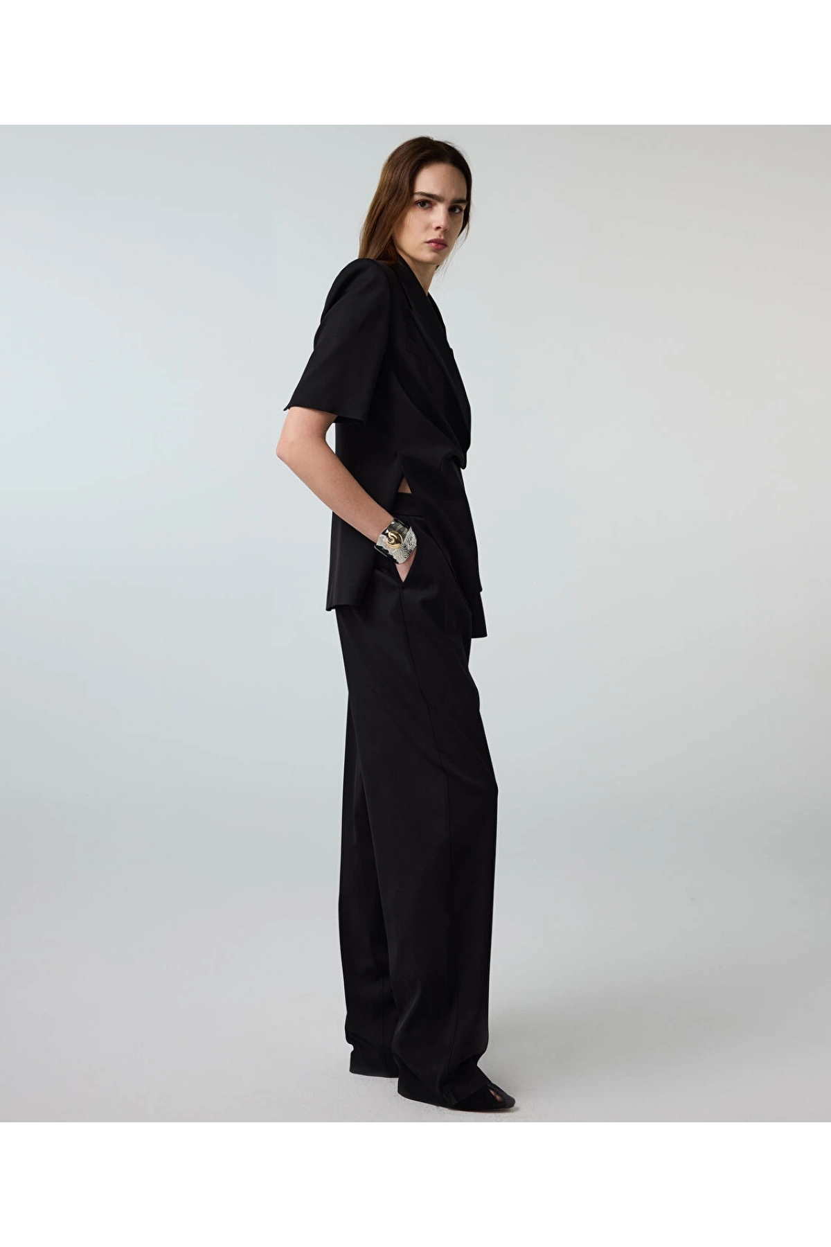 İpekyol Cepli Wide Leg Pantolon IS1260003275