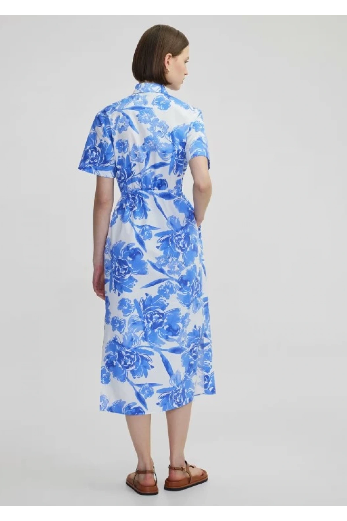 İpekyol Çiçek Desenli Poplin Elbise IS1250002487