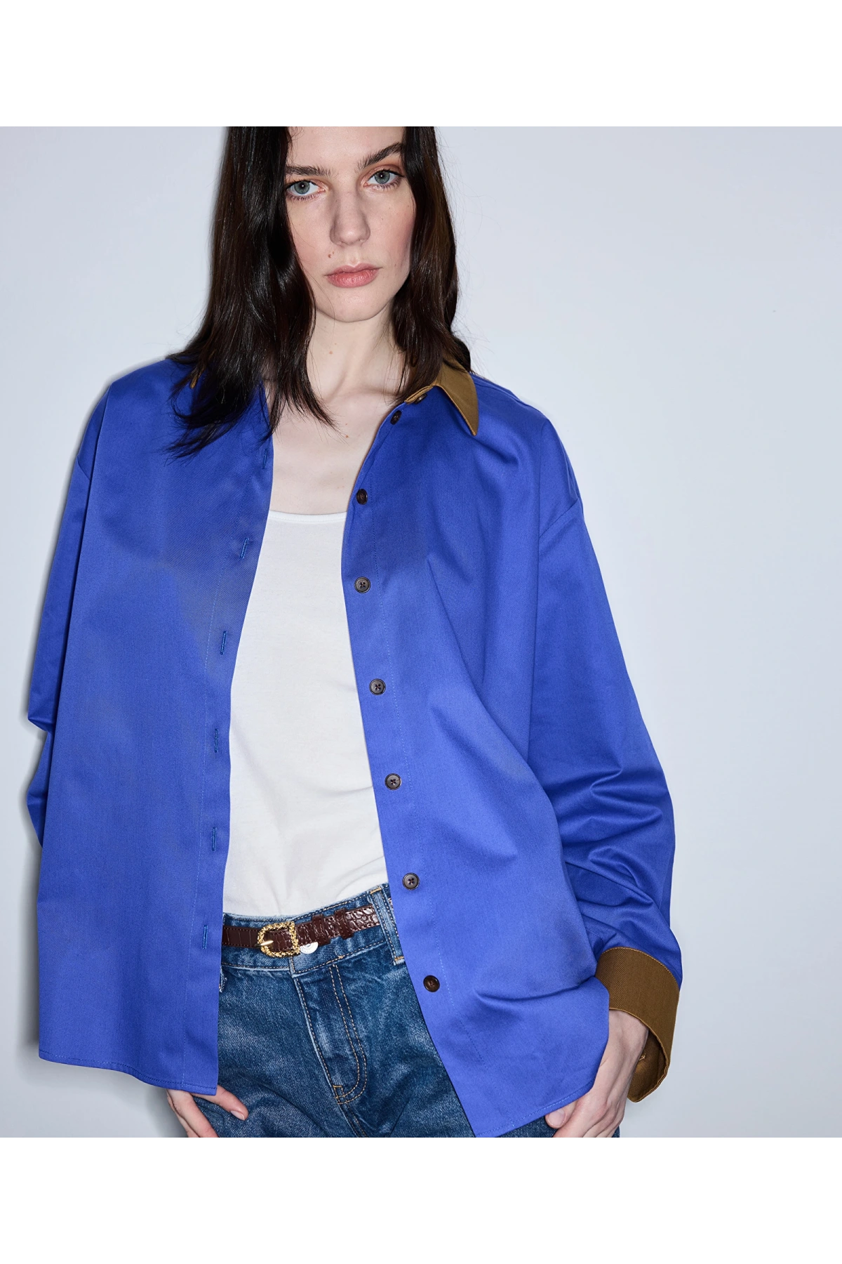 İpekyol Clorblock Poplin Gömlek IS1260025122