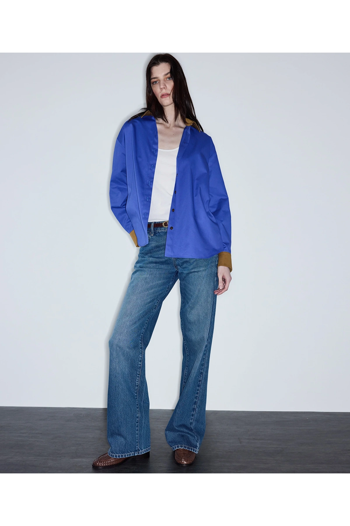 İpekyol Clorblock Poplin Gömlek IS1260025122