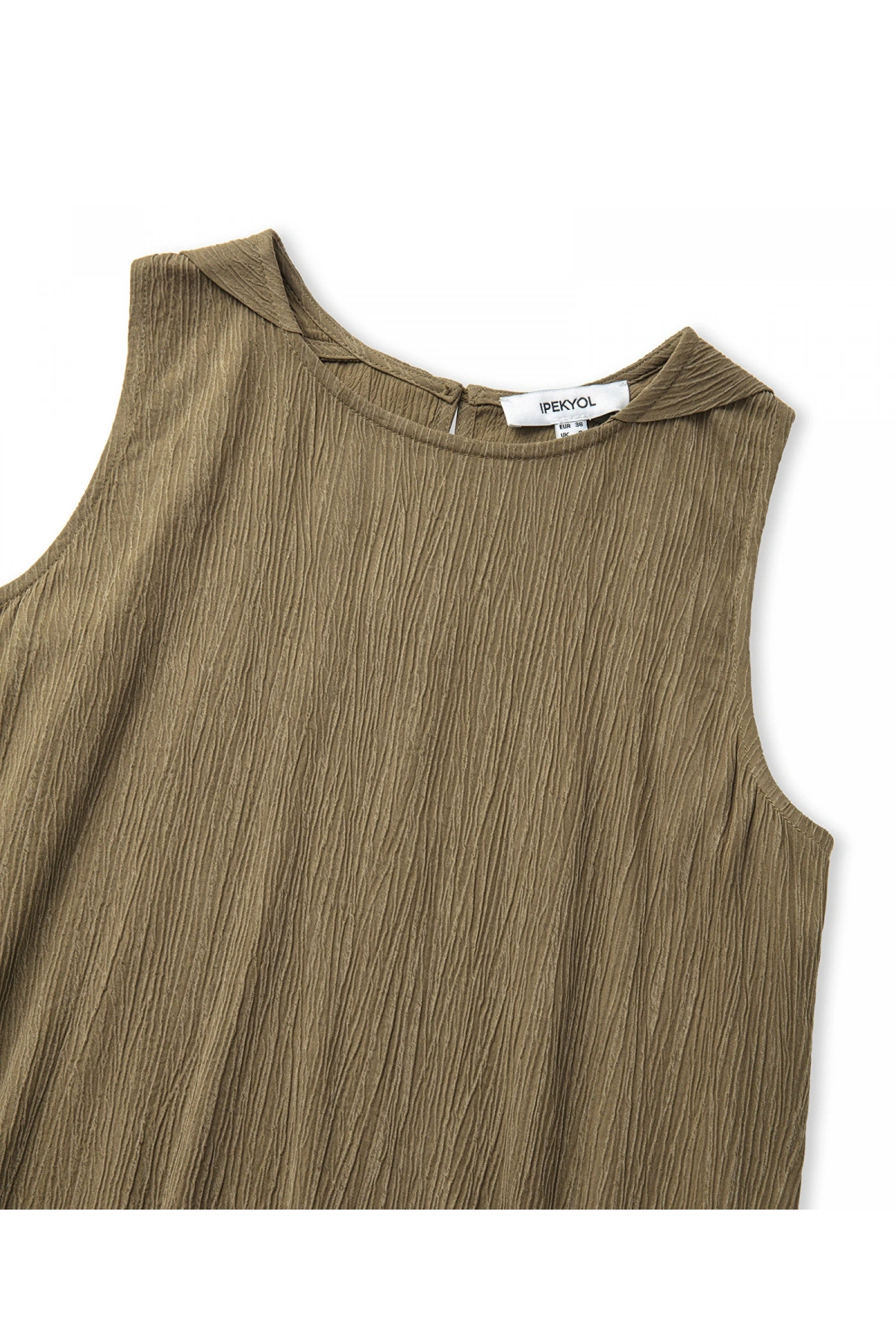 İpekyol Cupro Kadın Haki Bluz IS1250006125