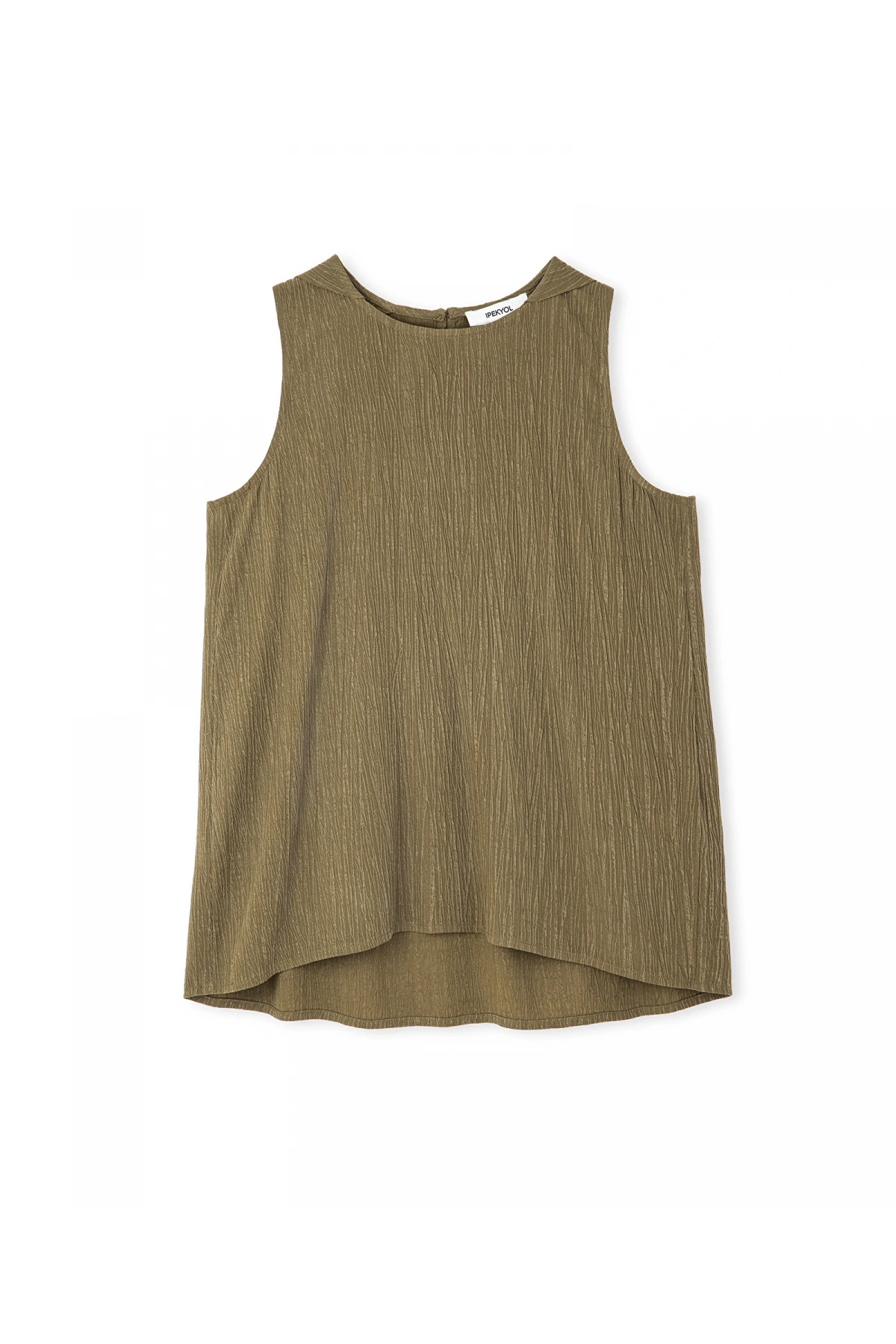 İpekyol Cupro Kadın Haki Bluz IS1250006125