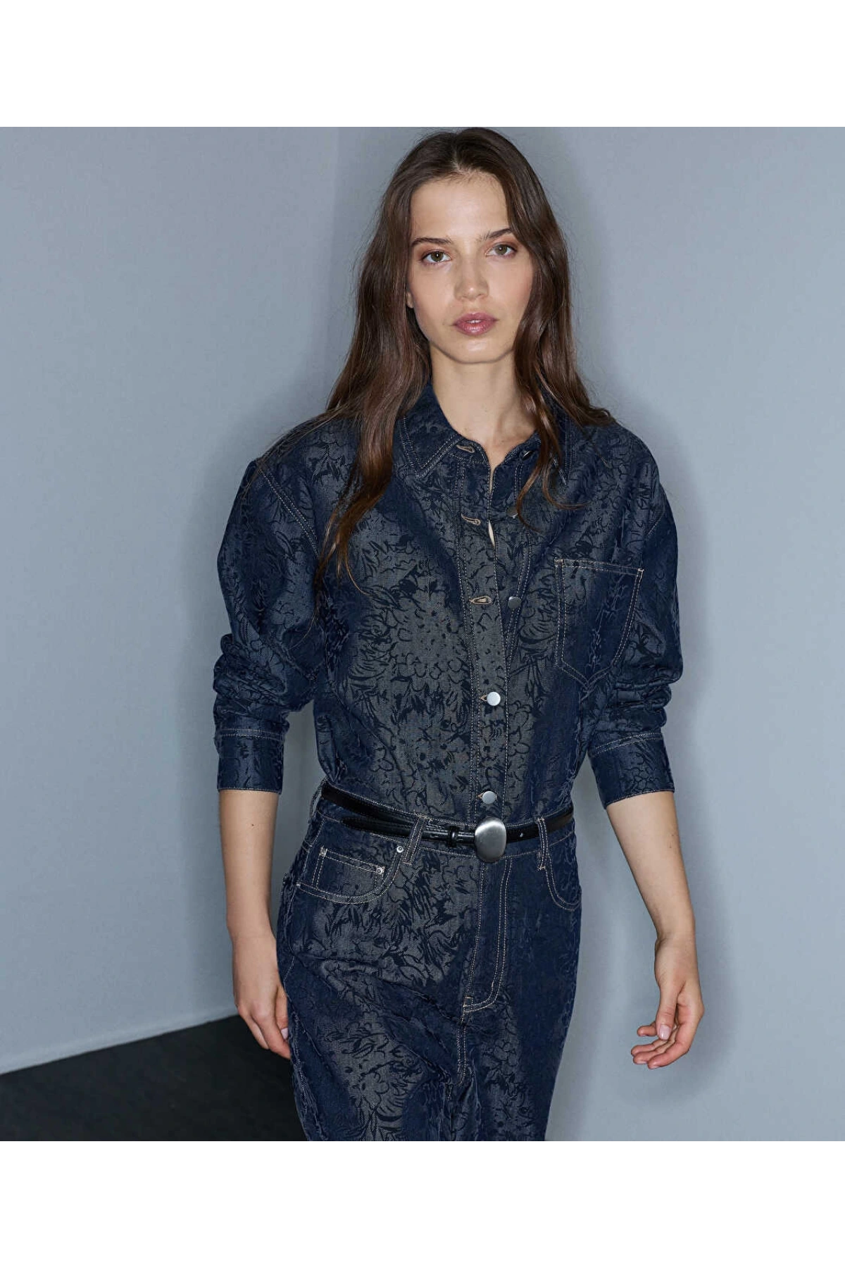 İpekyol Denim Görünümlü Gömlek Ceket IW6260148015