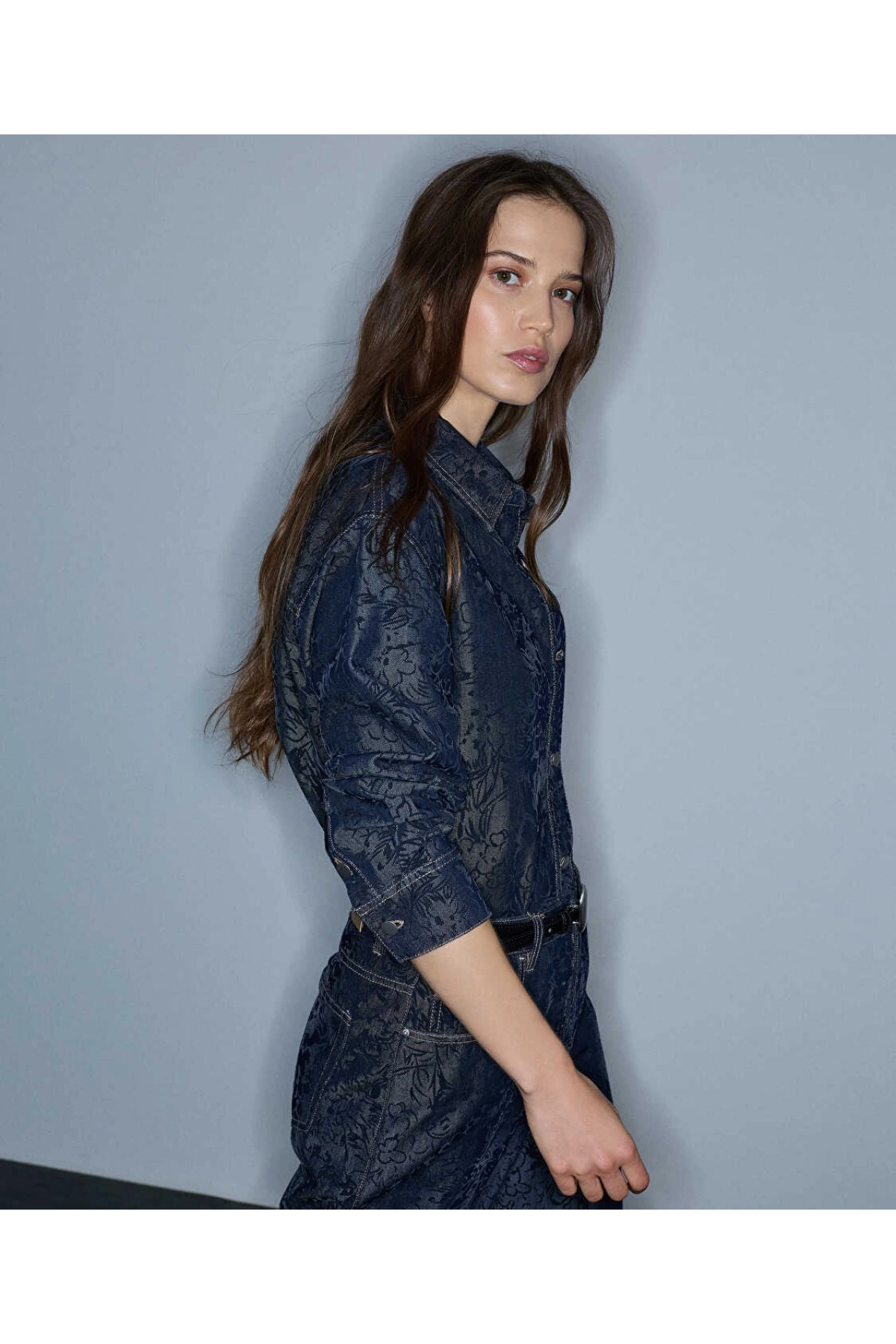İpekyol Denim Görünümlü Gömlek Ceket IW6260148015