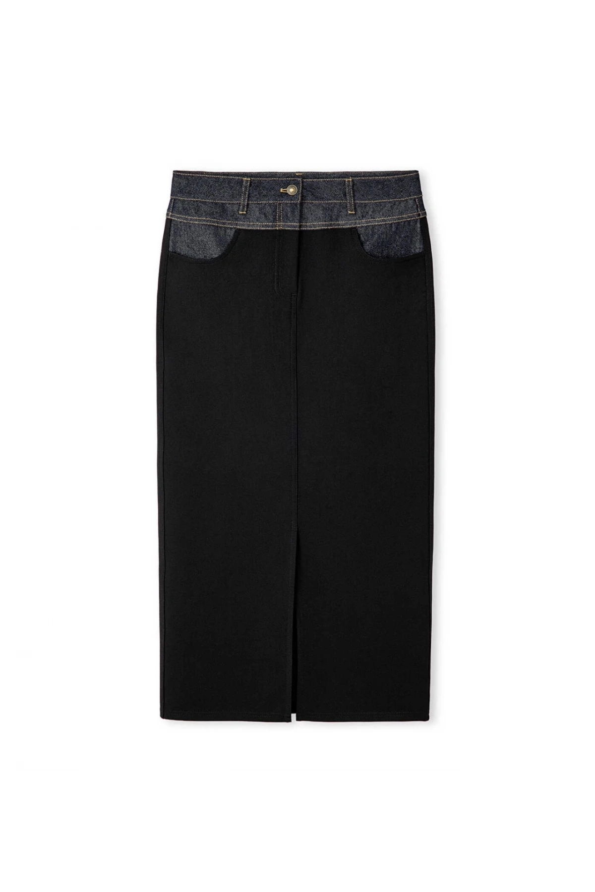 İpekyol Denim Mix Kalem Etek IW6250004071