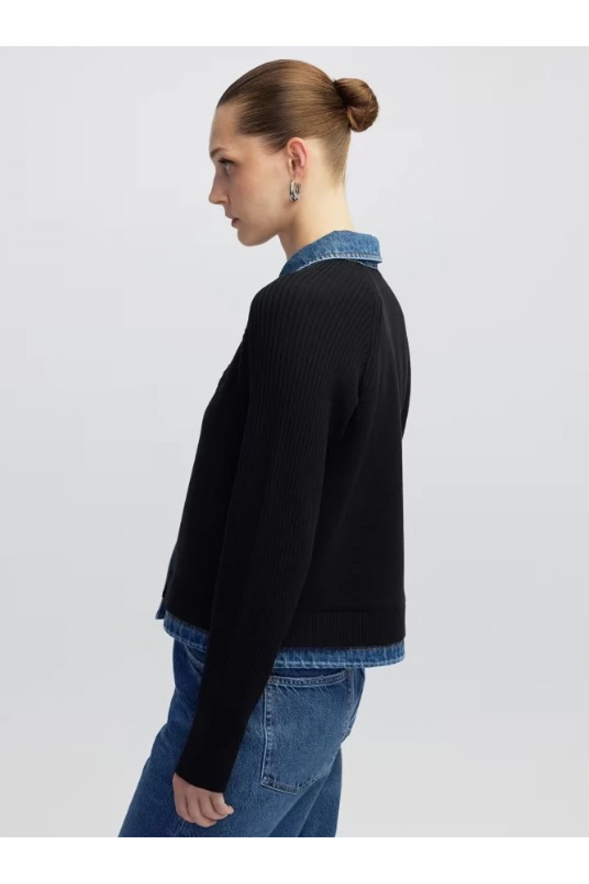 İpekyol Denim Ve Triko Mix Ceket IW6250005071