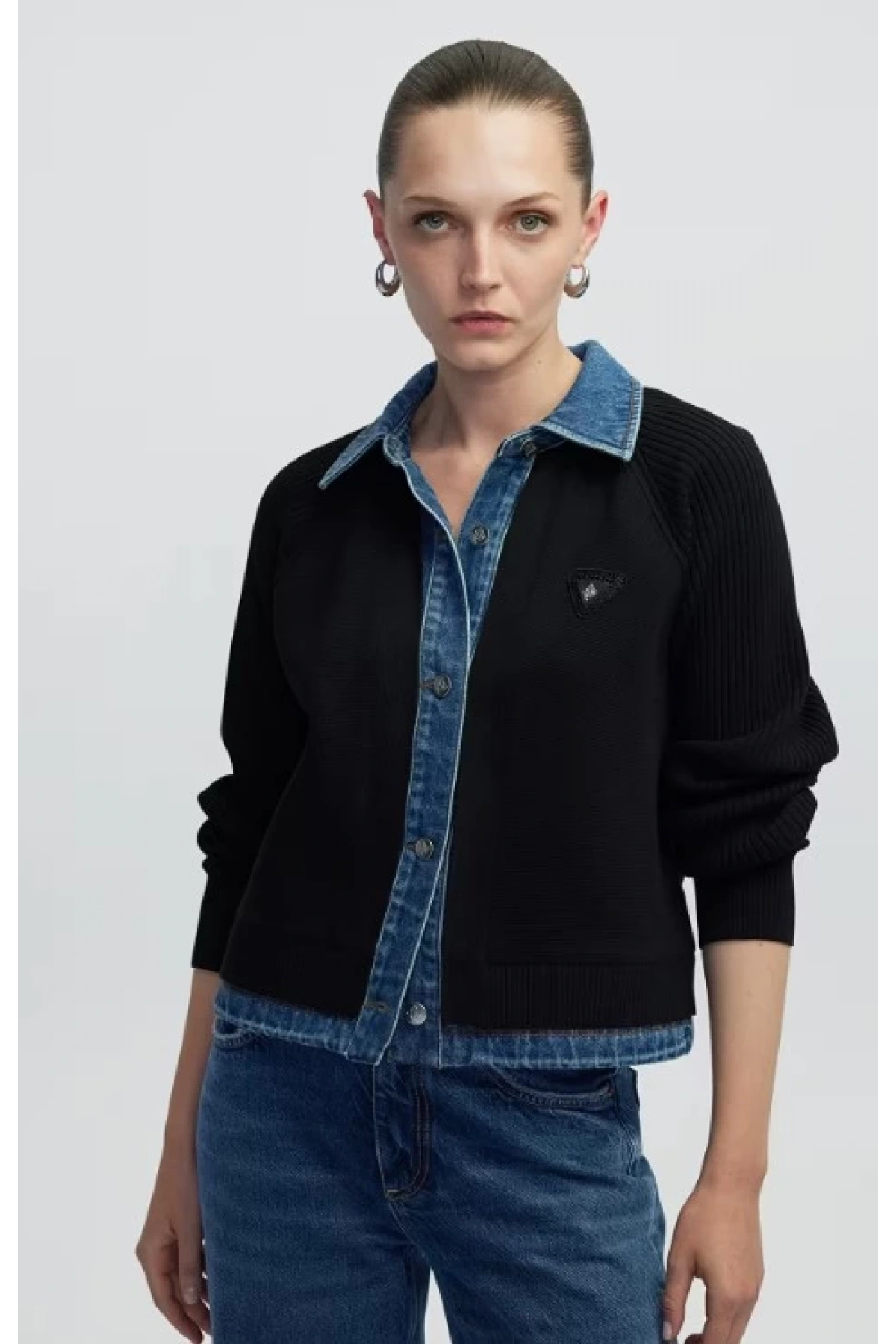 İpekyol Denim Ve Triko Mix Ceket IW6250005071