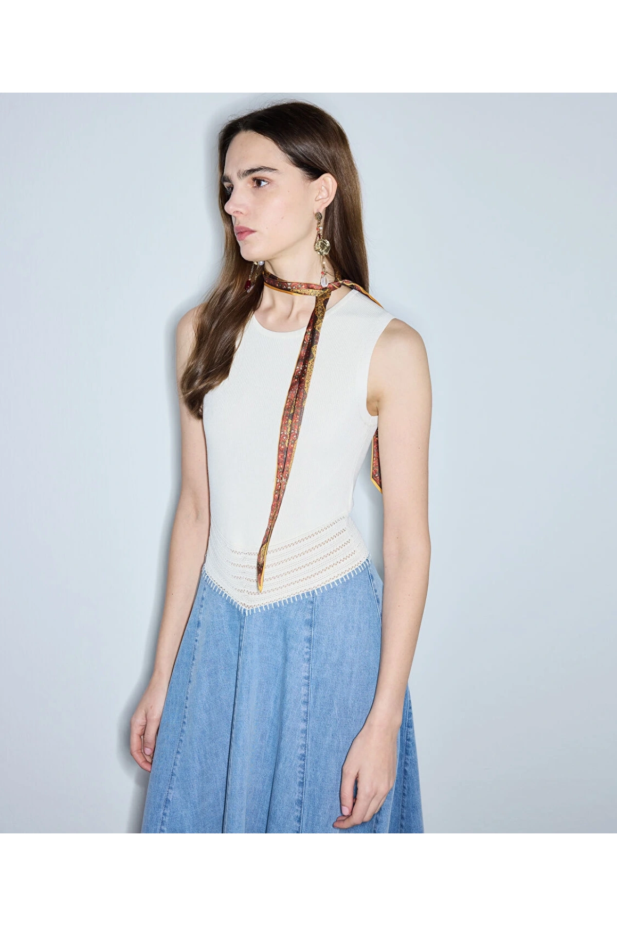 İpekyol Denim Ve Triko Mix Elbise IS1260002366