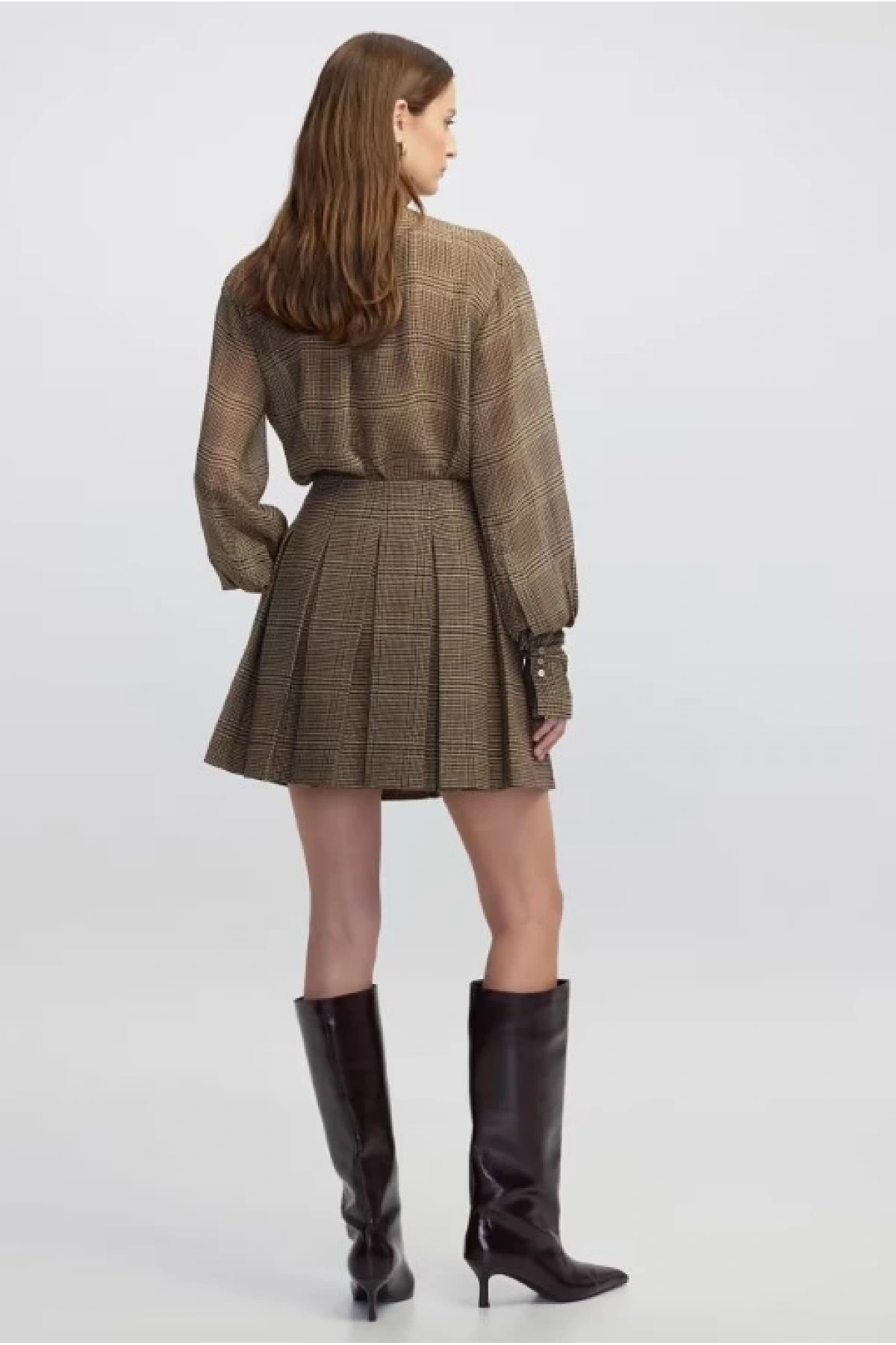 İpekyol Ekose Desen Etek IW6250004102