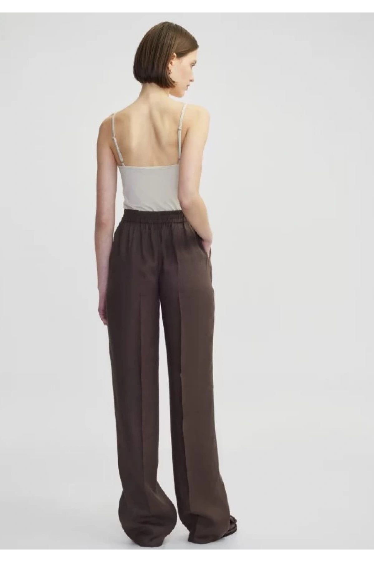 İpekyol Elastik Bel Keten Pantolon IS1250003242