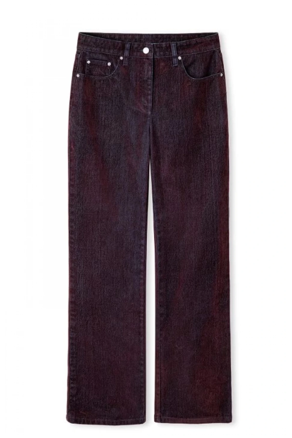 İpekyol Flok Baskılı Wide Leg Jean Pantolon IW6250018033