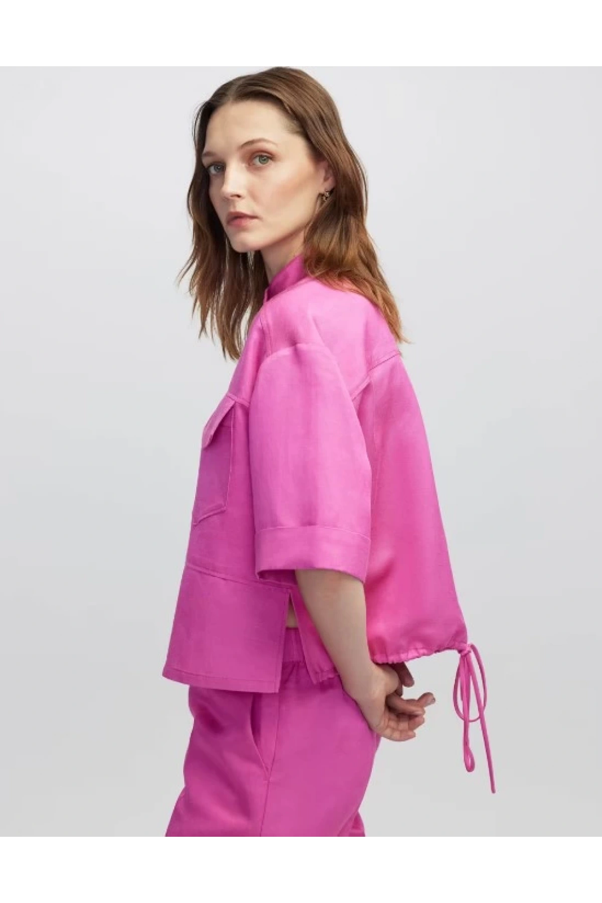 İpekyol Hakim Yaka Cepli Bluz IW6250006046