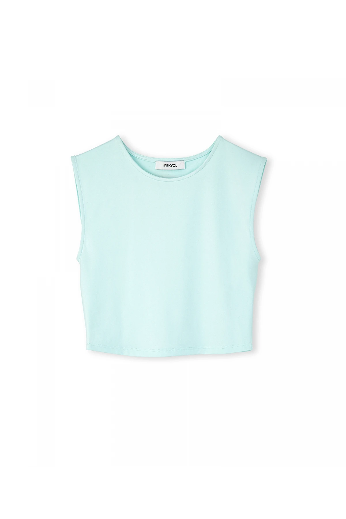 İpekyol Kadın Dar Kesim Basic Mavi T-shirt IS1250070182