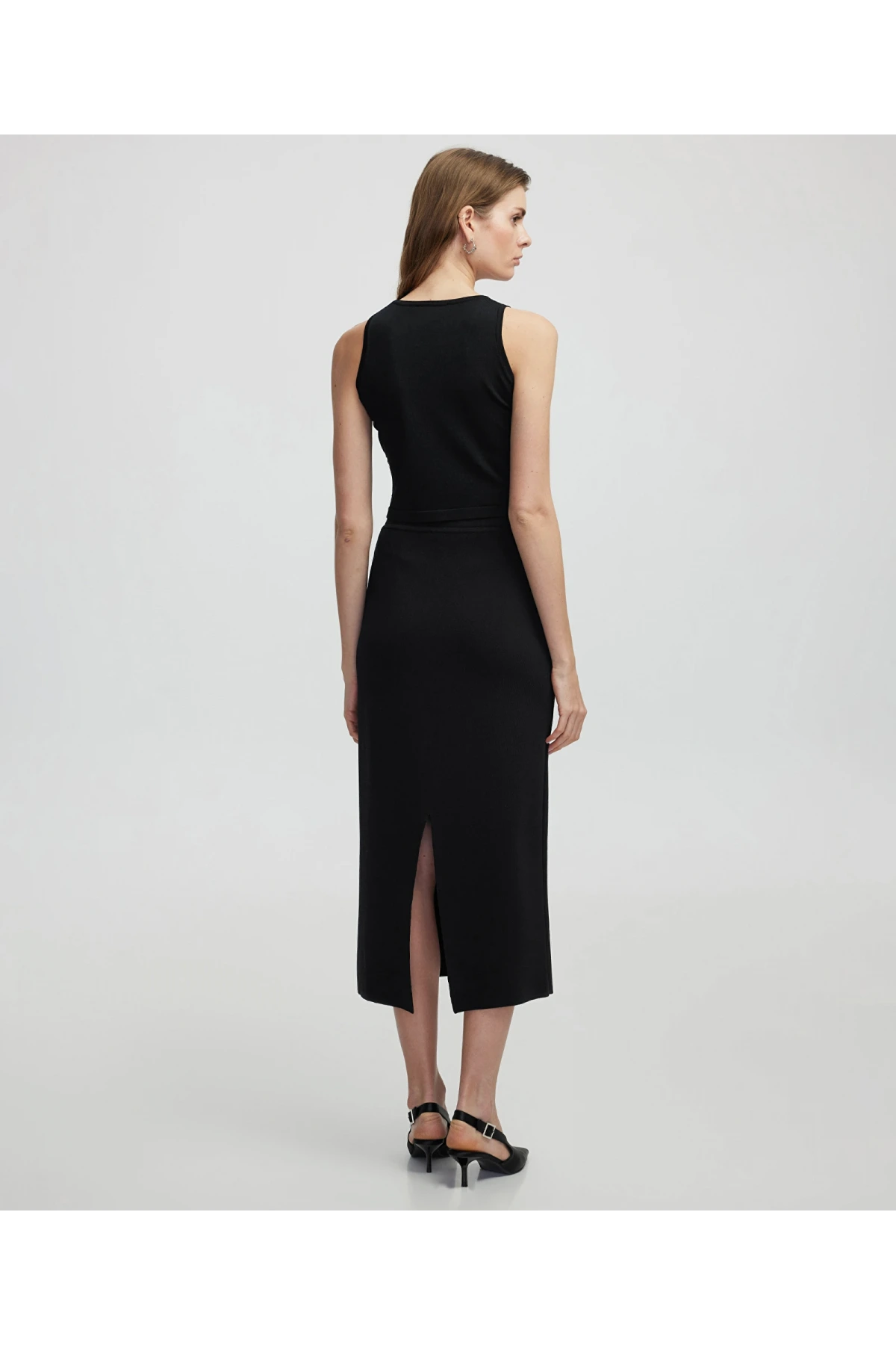 İpekyol Kadın Triko Midi Siyah Etek IS1250004062