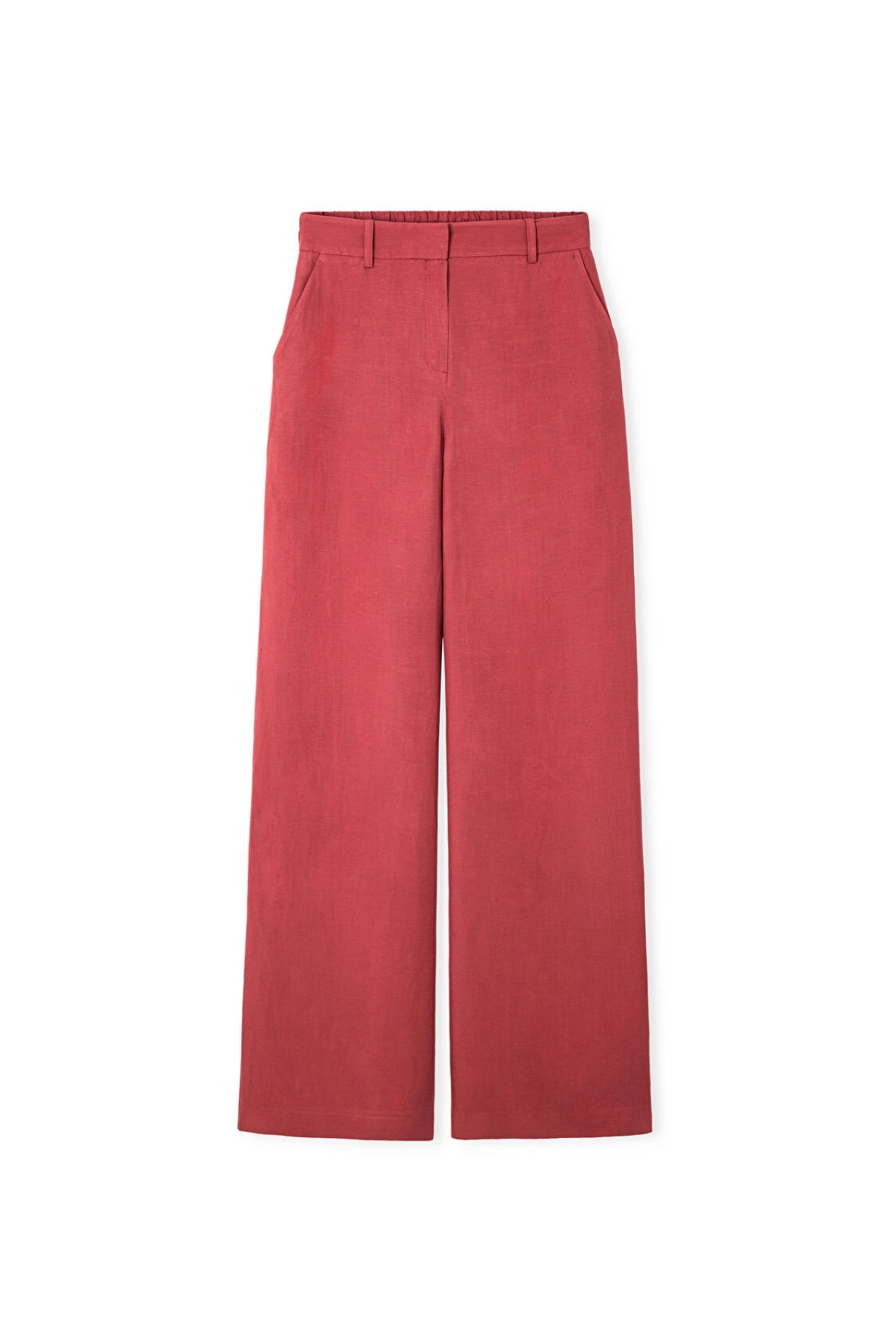 İpekyol Keten İçerikli Wide Leg Pantolon IS1260003192