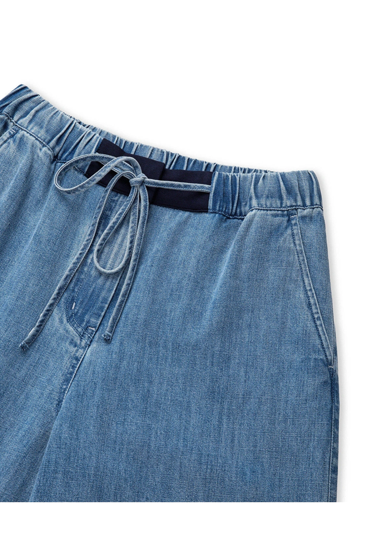 İpekyol Kontrast Bel Jean Pantolon IS1260003136