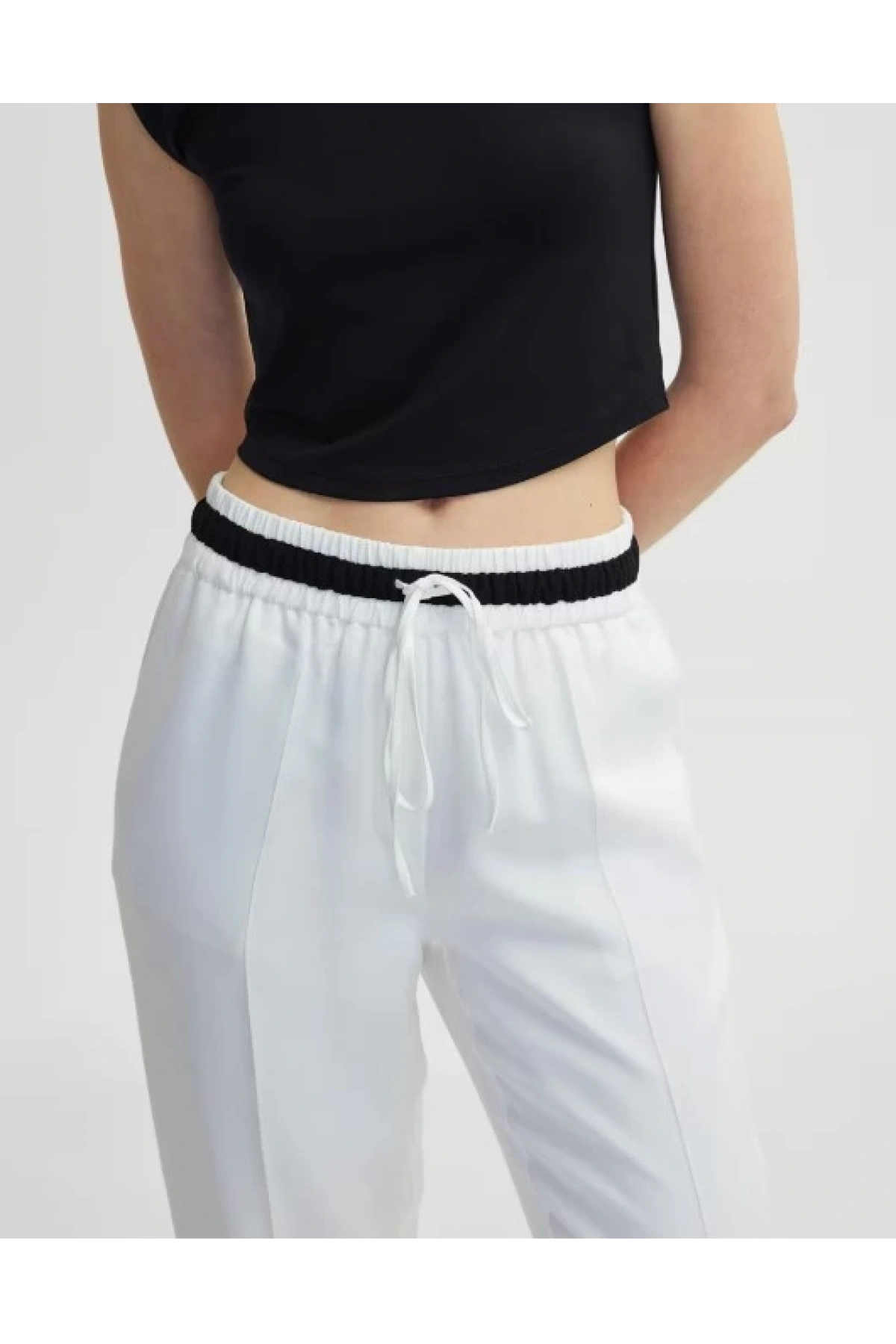 İpekyol Kontrast Bel Pantolon IS1250003252