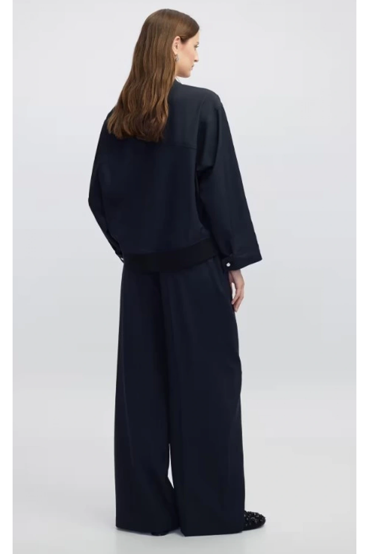 İpekyol Kumaş Mix Bomber Ceket IW6250005060