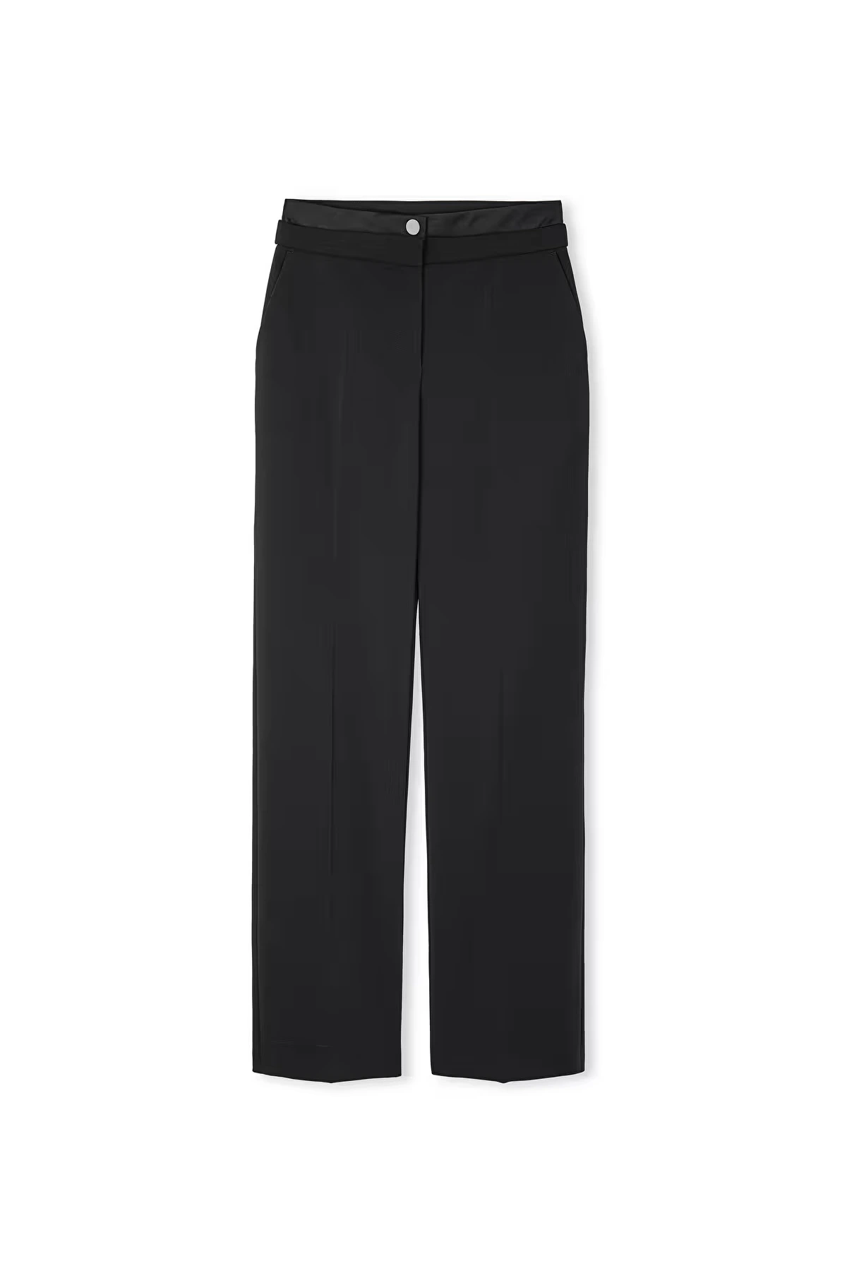 İpekyol Kumaş Mix Pantolon IS1250003114-Siyah