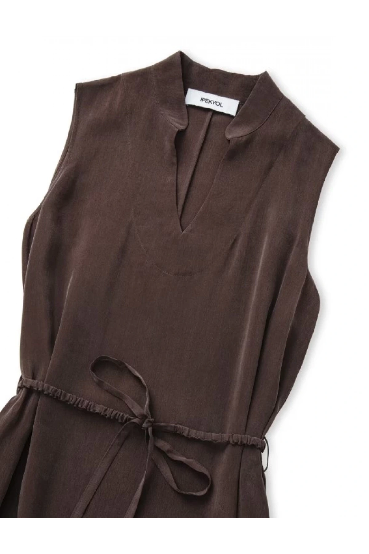 İpekyol Kuşaklı Cupro Elbise IS1250002455