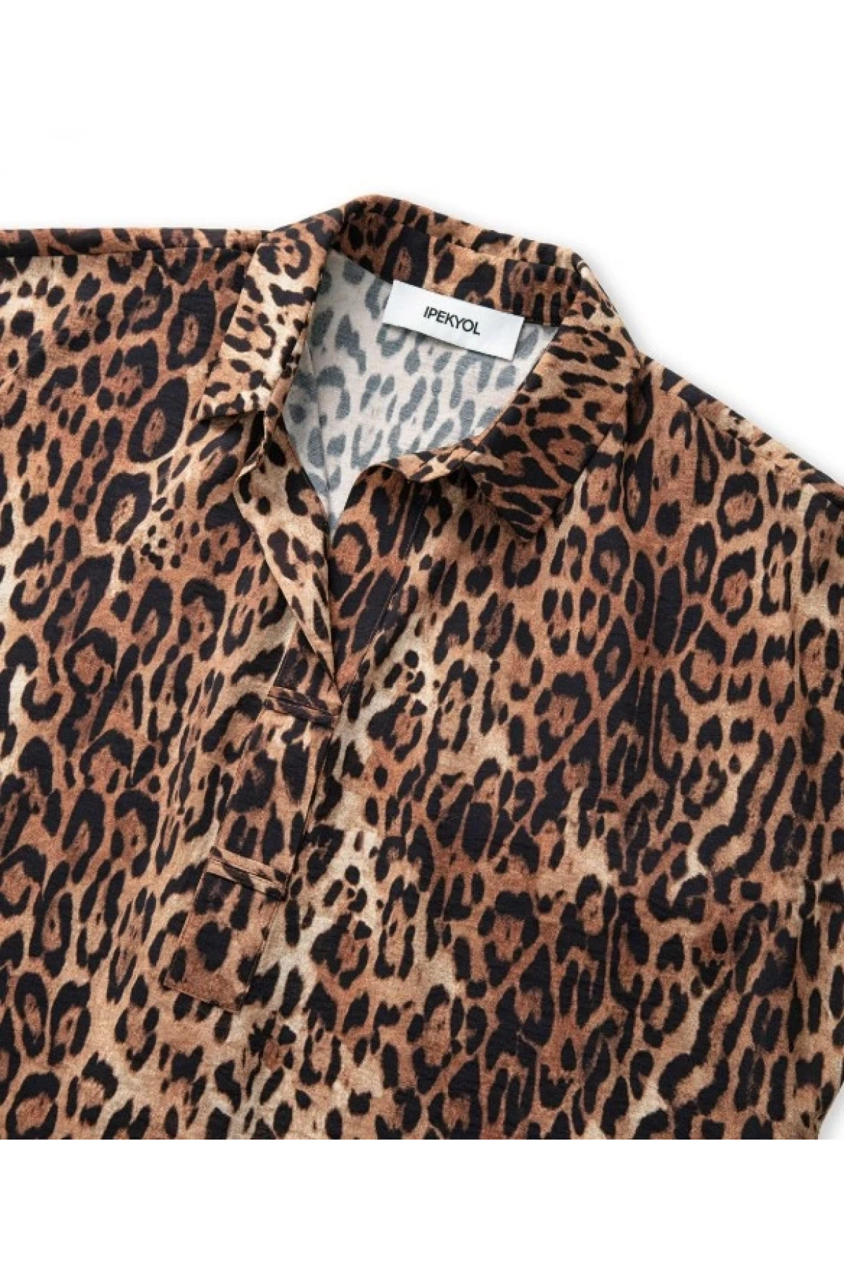 İpekyol Leopar Desen Bluz IW6250006061