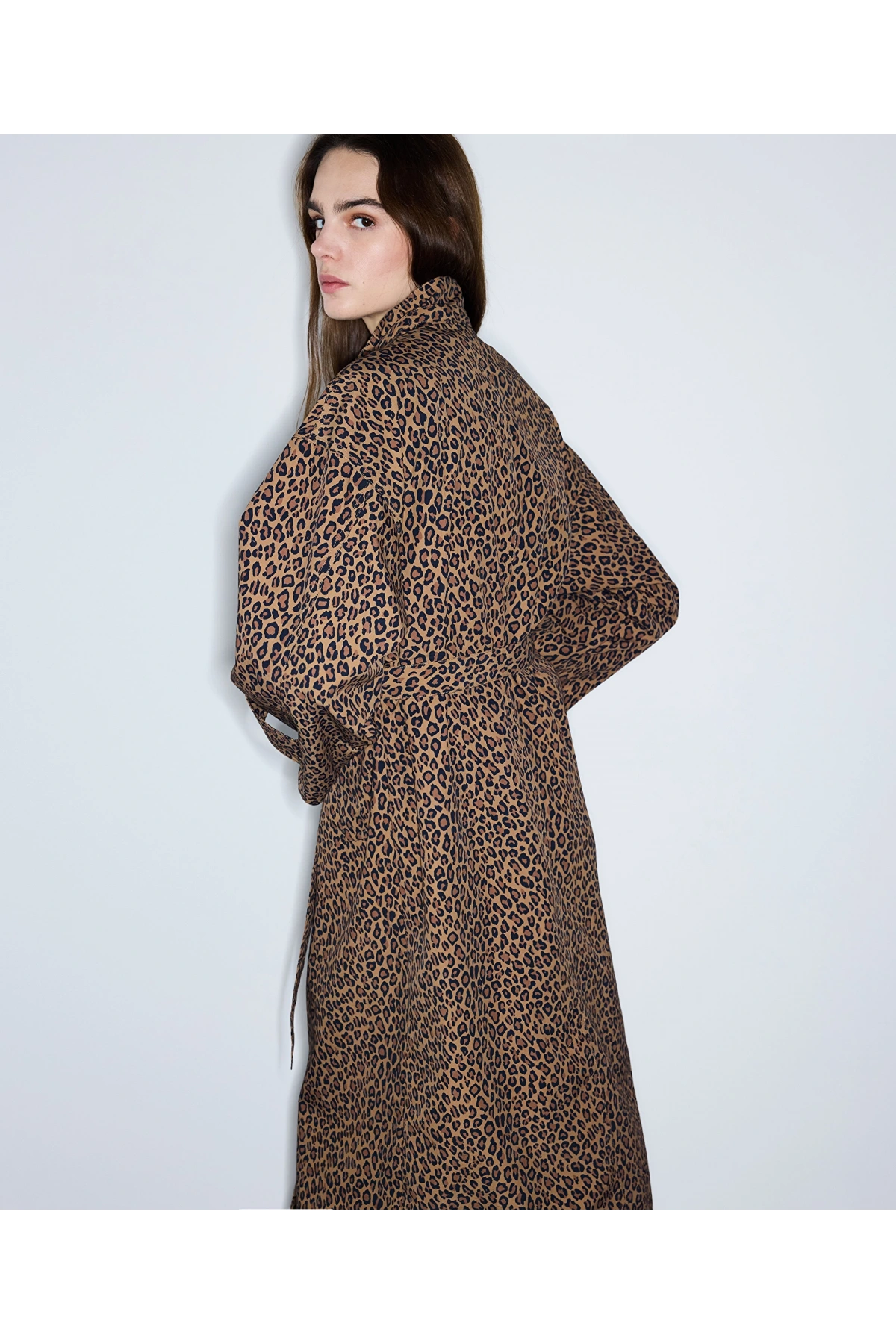 İpekyol Leopar Desen Trençkot IS1260011016