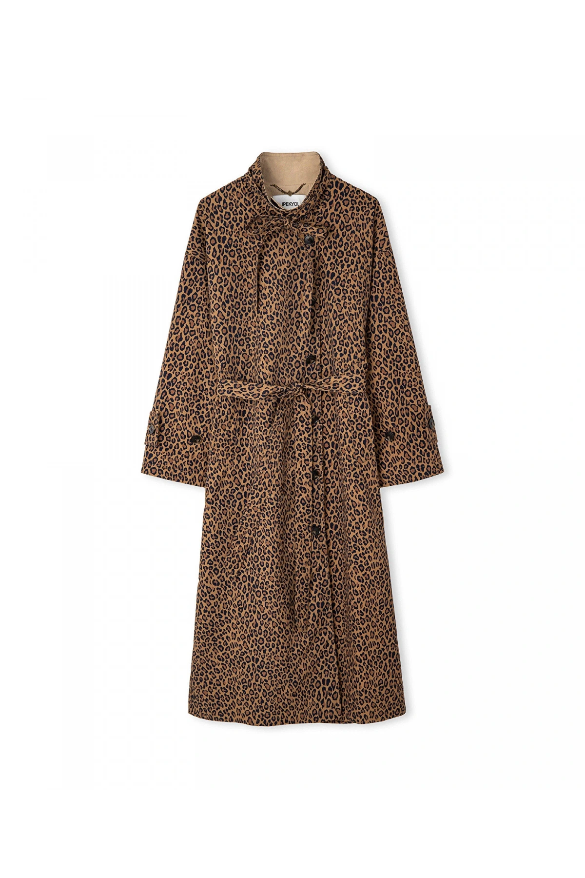 İpekyol Leopar Desen Trençkot IS1260011016