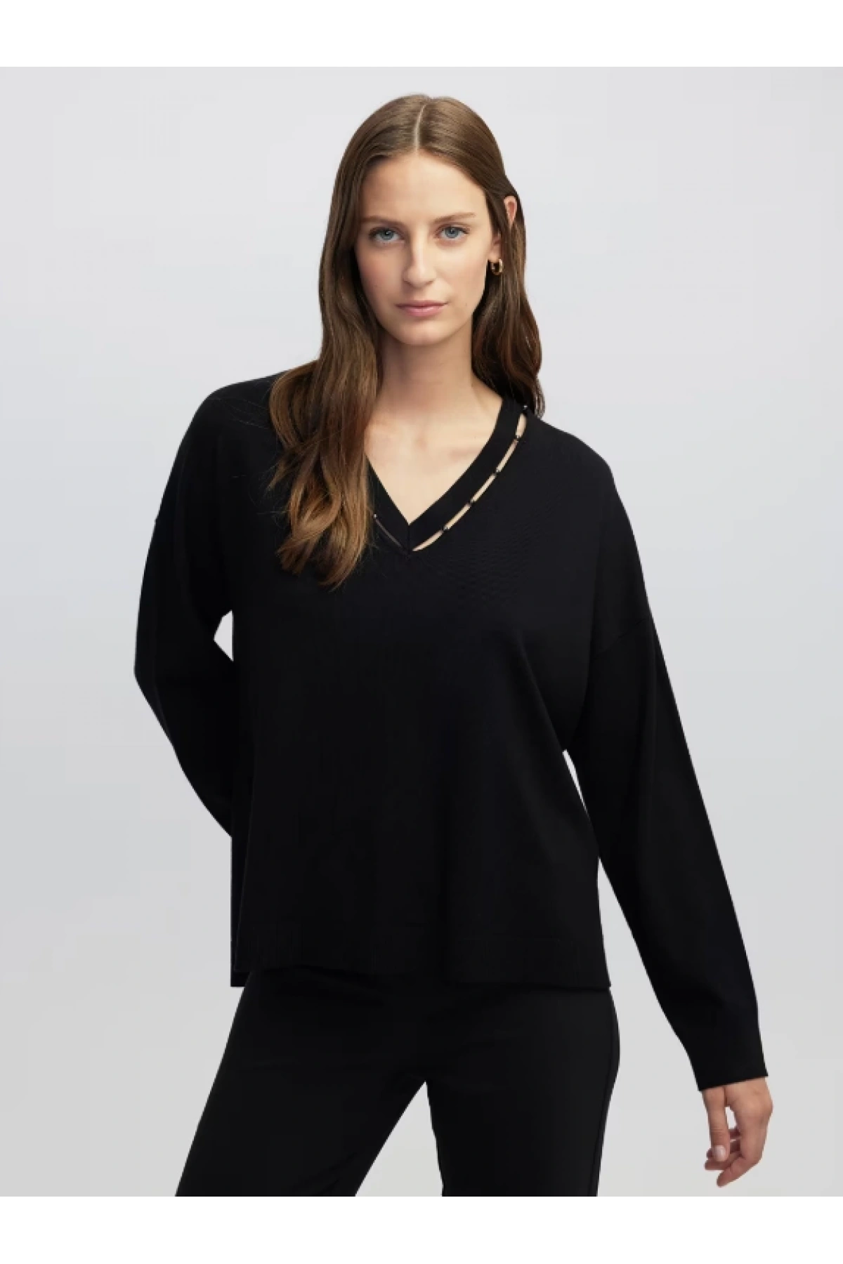 İpekyol Metal Aksesuarlı Cutout Triko IW6250050050