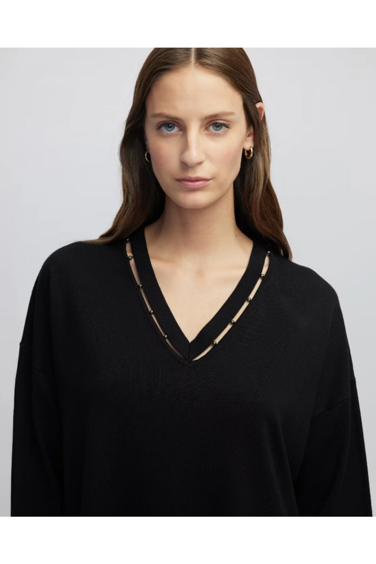 İpekyol Metal Aksesuarlı Cutout Triko IW6250050050