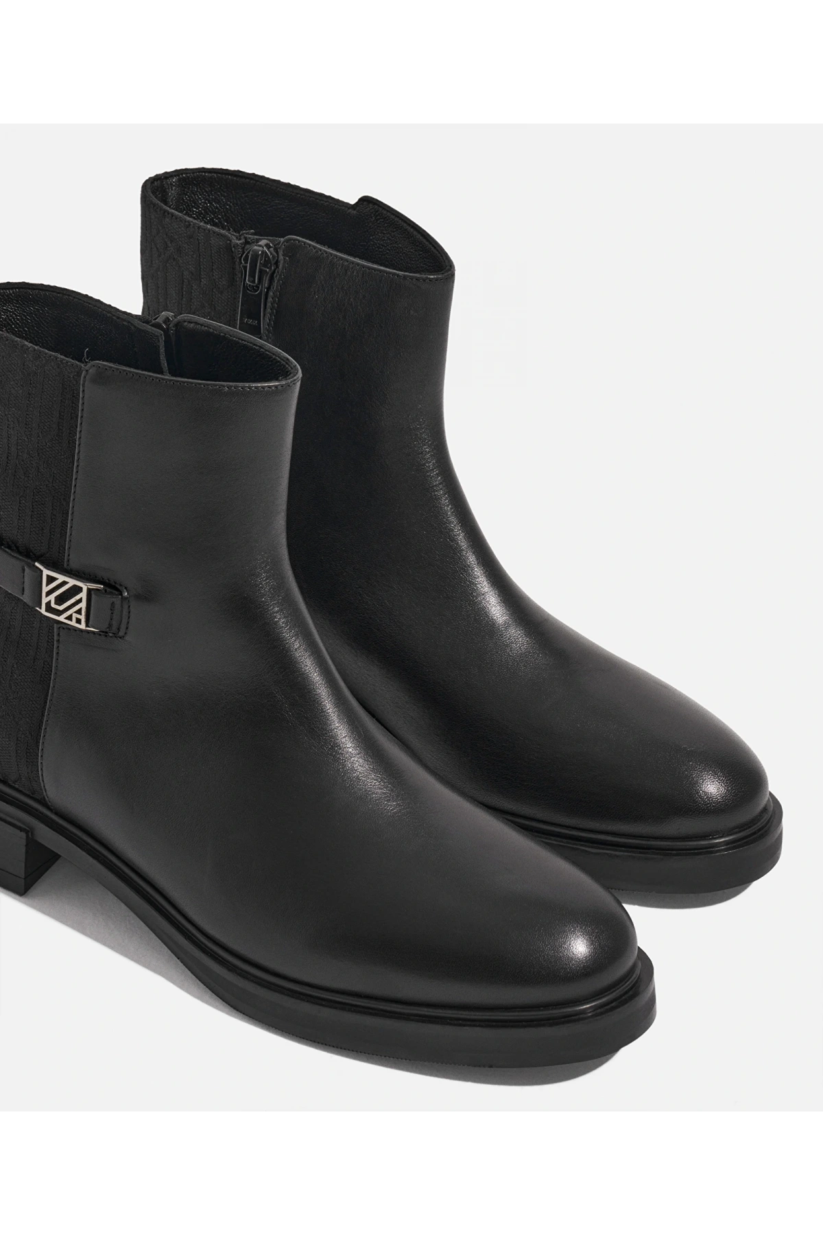 İpekyol Monogram Baskılı Kadın Siyah Bot I00000034003