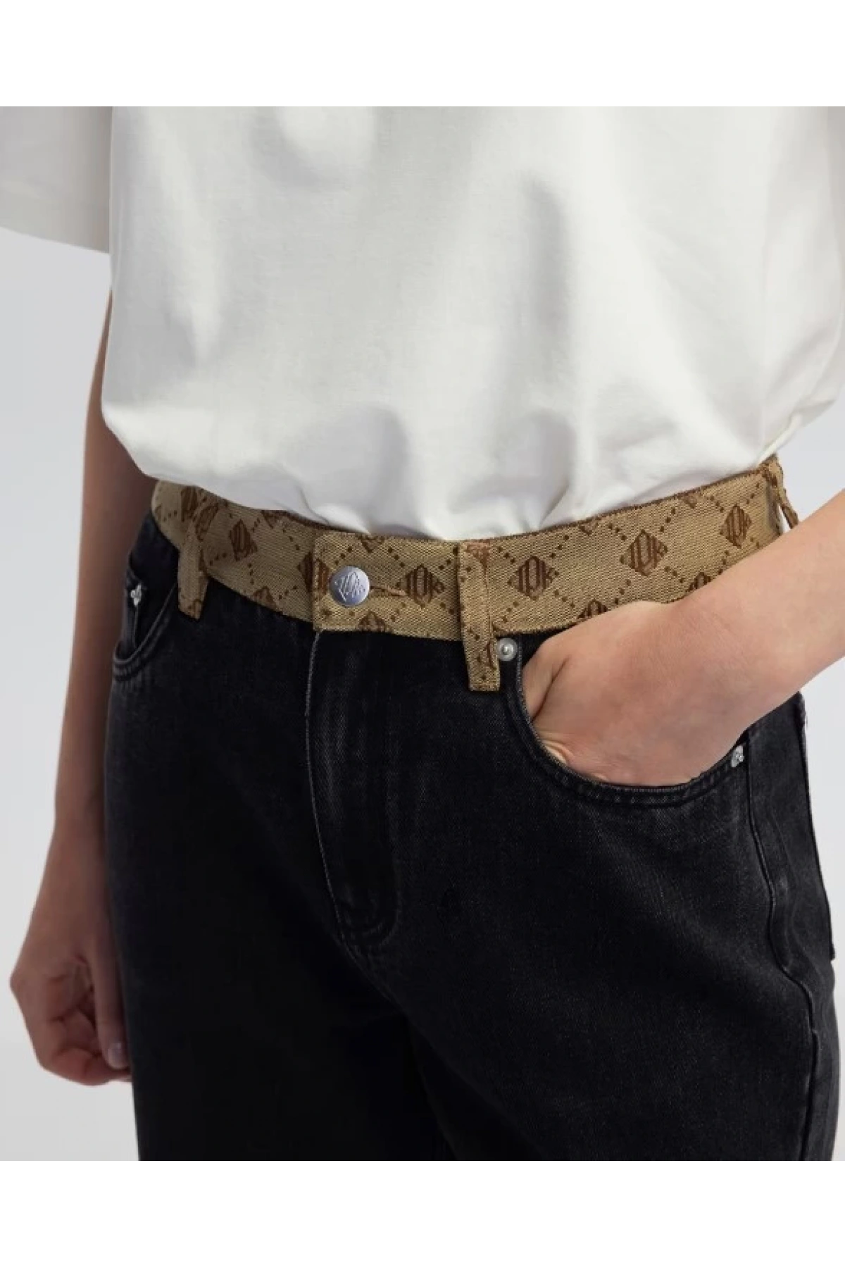 İpekyol Monogram Jakarlı Jean Pantolon IW6250018008