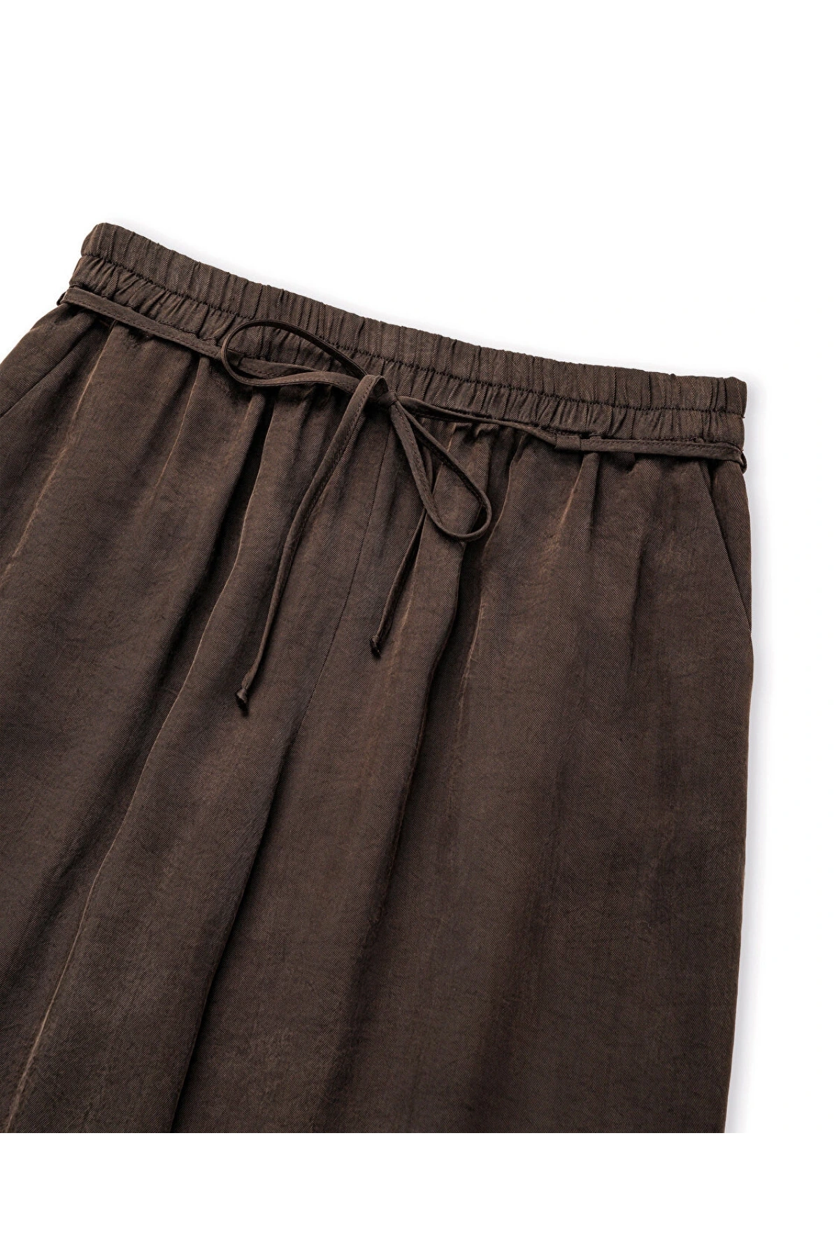 İpekyol Parlak Dokulu Wide Leg Pantolon IS1260003245