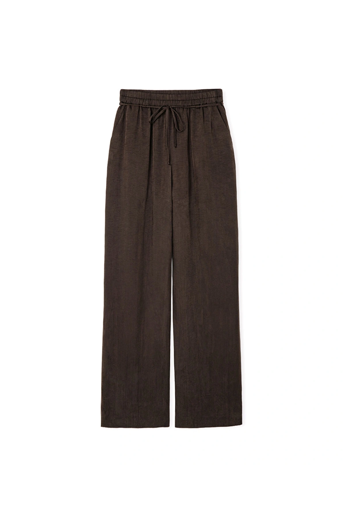İpekyol Parlak Dokulu Wide Leg Pantolon IS1260003245
