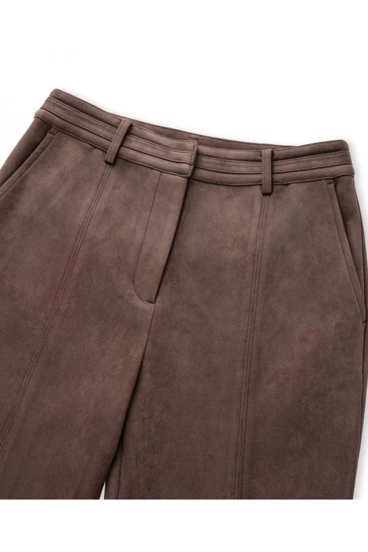 İpekyol Süet Görünümlü Pantolon IW6250003116